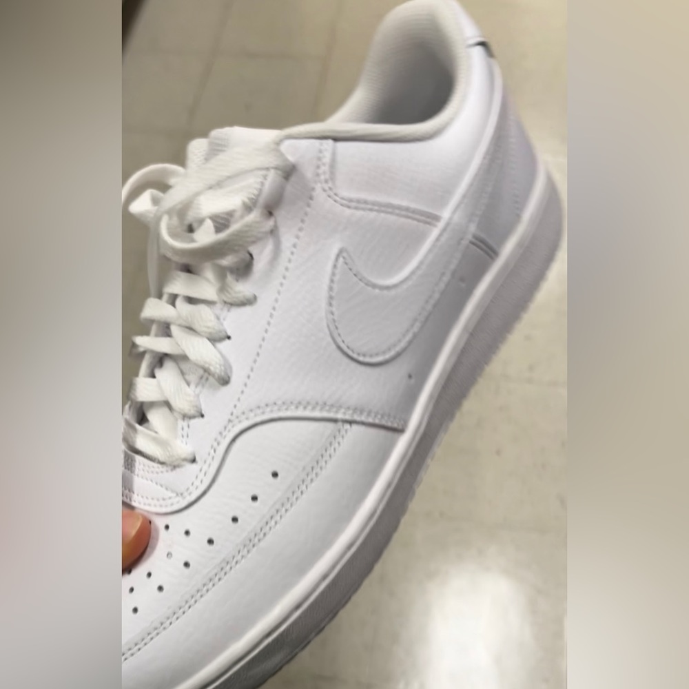 NWOT NIKE Court Lows All White no original box size 11 - Picture 6 of 17